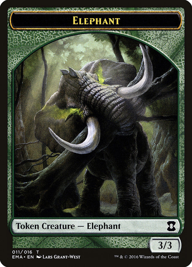 Elephant Token [Eternal Masters Tokens] - PCA Designer Toys