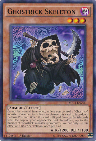 Ghostrick Skeleton [MP14-EN205] Common - PCA Designer Toys