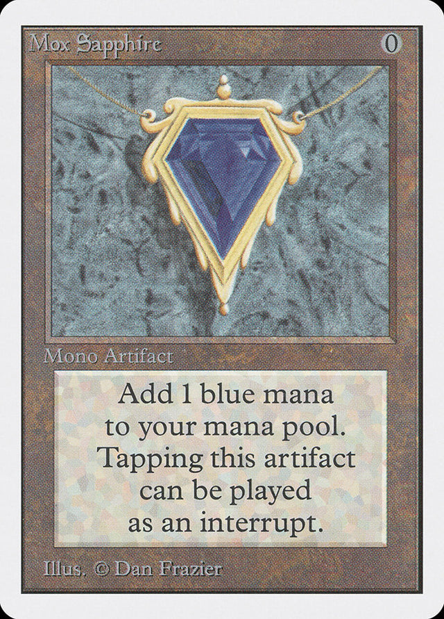 Mox Sapphire [Unlimited Edition] - PCA Designer Toys