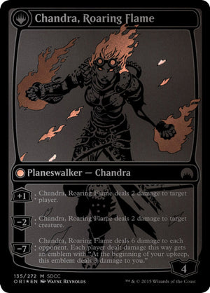 Chandra, Fire of Kaladesh // Chandra, Roaring Flame [San Diego Comic-Con 2015] - PCA Designer Toys