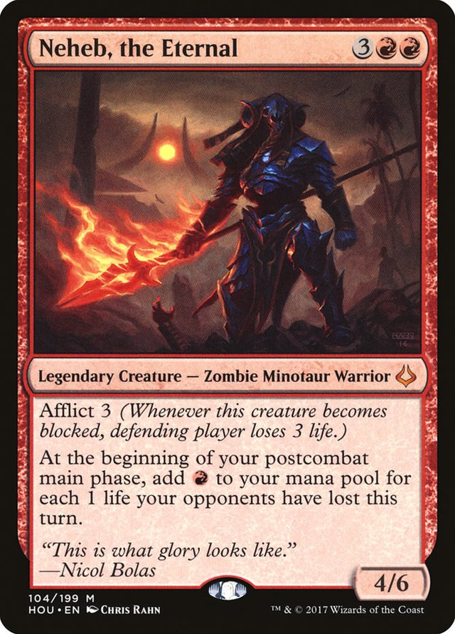Neheb, the Eternal [Hour of Devastation] - PCA Designer Toys