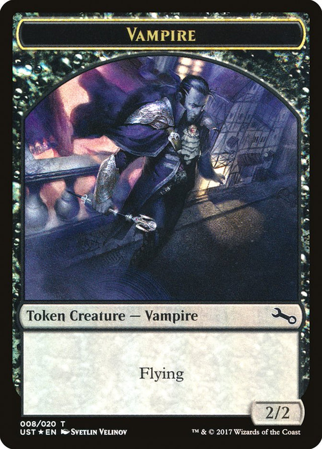 Vampire // Vampire Double-sided Token [Unstable Tokens] - PCA Designer Toys