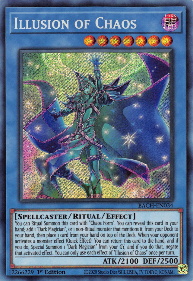 Illusion of Chaos [BACH-EN034] Starlight Rare - PCA Designer Toys