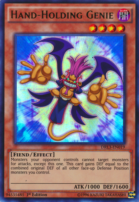 Hand-Holding Genie [DRL3-EN019] Ultra Rare - PCA Designer Toys