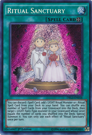 Ritual Sanctuary [DRL3-EN016] Secret Rare - PCA Designer Toys