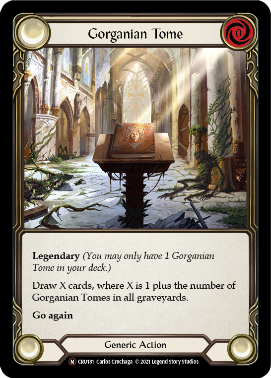 Gorganian Tome [U-CRU181] (Crucible of War Unlimited)  Unlimited Normal - PCA Designer Toys