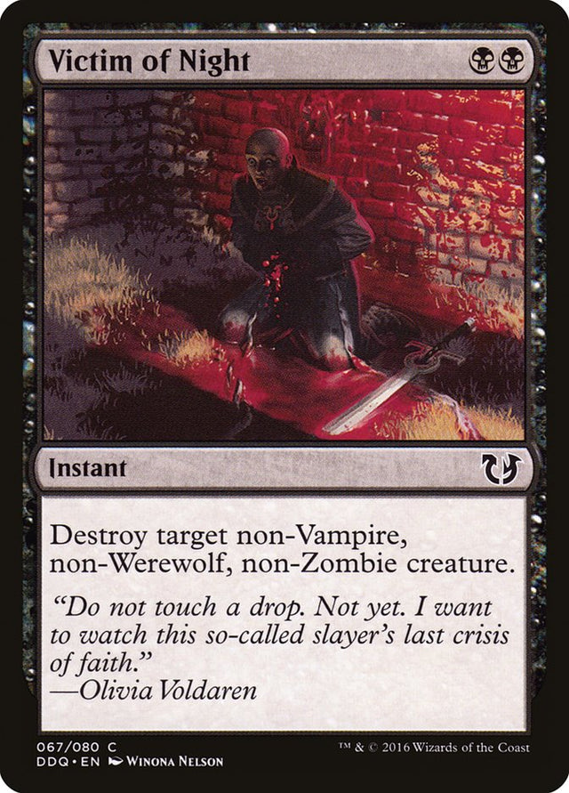 Victim of Night [Duel Decks: Blessed vs. Cursed] - PCA Designer Toys