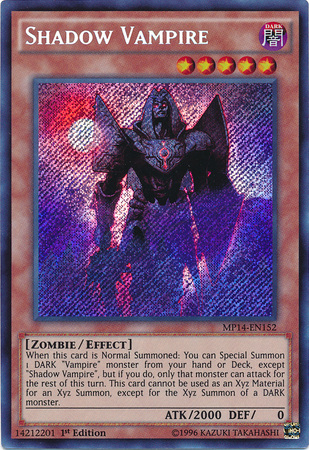 Shadow Vampire [MP14-EN152] Secret Rare - PCA Designer Toys