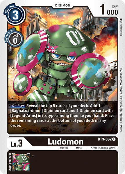 Ludomon [BT3-062] [Release Special Booster Ver.1.5] - PCA Designer Toys