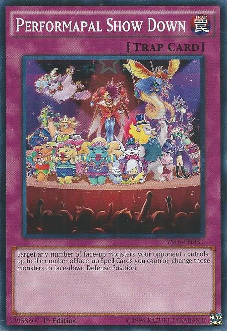Performapal Show Down [YS16-EN031] Common - PCA Designer Toys