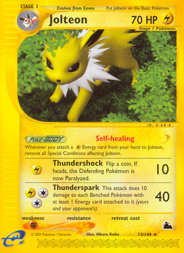 Jolteon (13/144) [Skyridge] - PCA Designer Toys