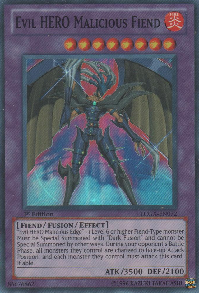 Evil HERO Malicious Fiend [LCGX-EN072] Super Rare - PCA Designer Toys