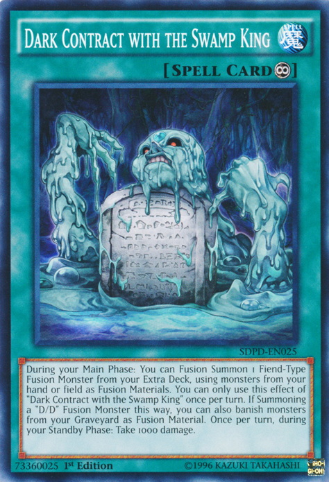 Dark Contract with the Swamp King [SDPD-EN025] Common - PCA Designer Toys