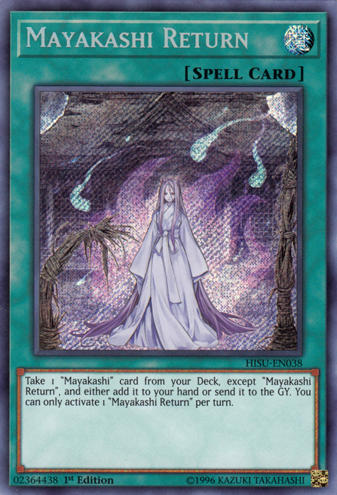Mayakashi Return [HISU-EN038] Secret Rare - PCA Designer Toys