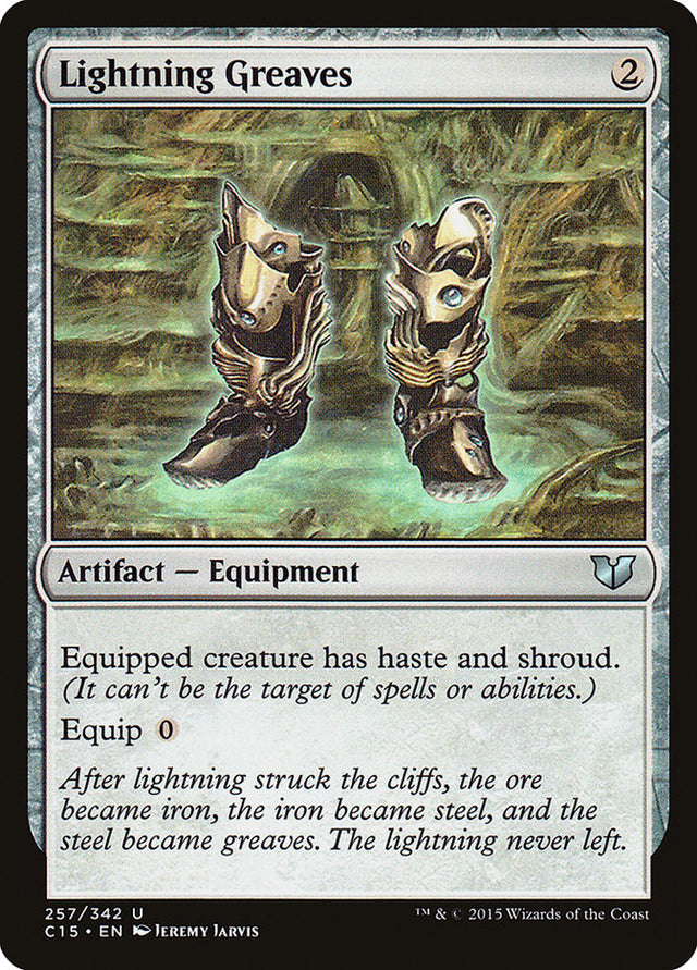 Lightning Greaves [Commander 2015] - PCA Designer Toys