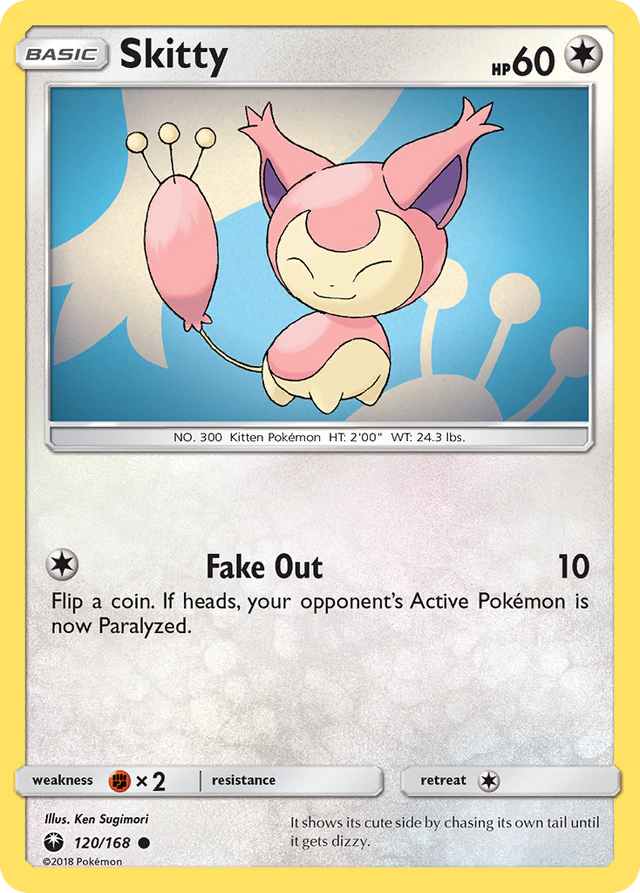 Skitty (120/168) [Sun & Moon: Celestial Storm] - PCA Designer Toys