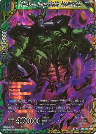 Cell Xeno, Unspeakable Abomination (BT9-137) [Universal Onslaught] - PCA Designer Toys
