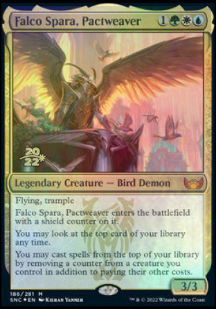 Falco Spara, Pactweaver [Streets of New Capenna Prerelease Promos] - PCA Designer Toys