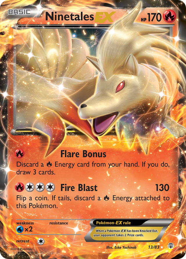 Ninetales EX (13/83) [XY: Generations] - PCA Designer Toys