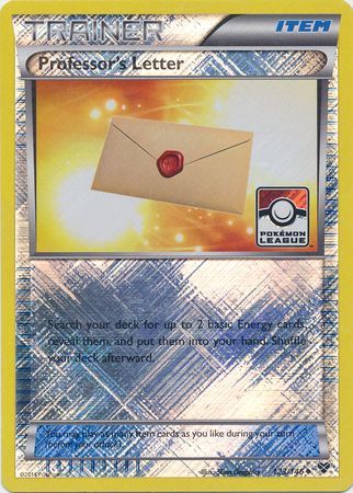 Professor's Letter (123/146) (League Promo) [XY: Base Set] - PCA Designer Toys