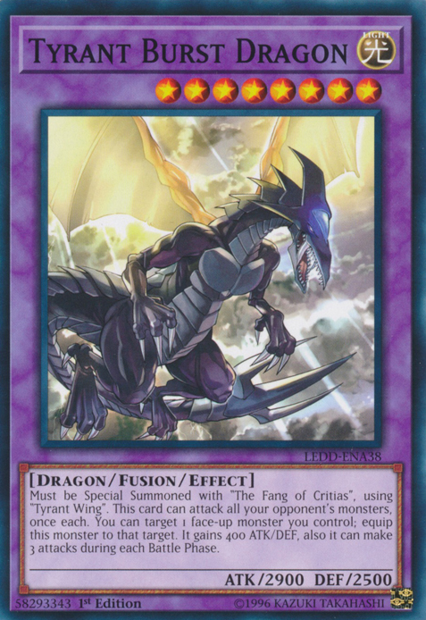 Tyrant Burst Dragon [LEDD-ENA38] Common - PCA Designer Toys