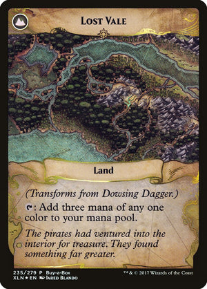 Dowsing Dagger // Lost Vale (Buy-A-Box) [Ixalan Treasure Chest] - PCA Designer Toys