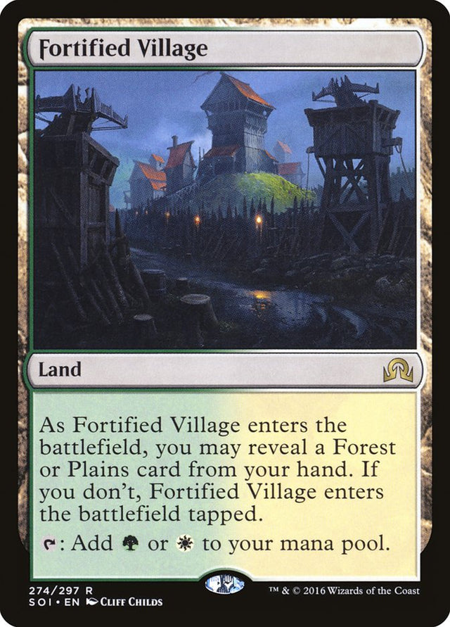 Fortified Village [Shadows over Innistrad] - PCA Designer Toys