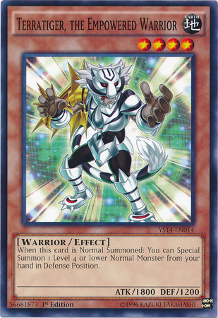 Terratiger, the Empowered Warrior [YS14-EN014] Common - PCA Designer Toys