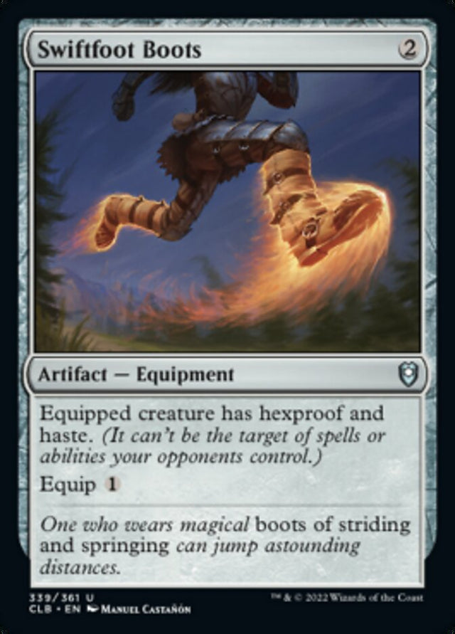 Swiftfoot Boots [Commander Legends: Battle for Baldur's Gate] - PCA Designer Toys