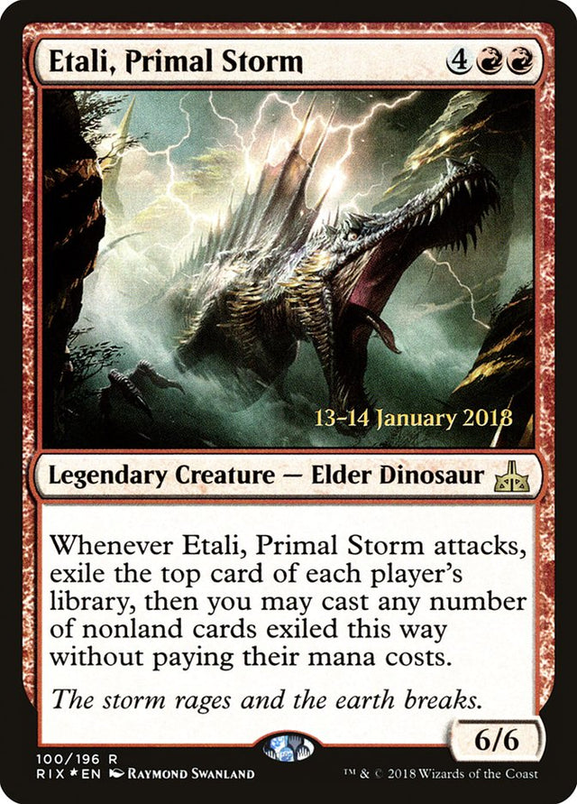 Etali, Primal Storm [Rivals of Ixalan Prerelease Promos] - PCA Designer Toys