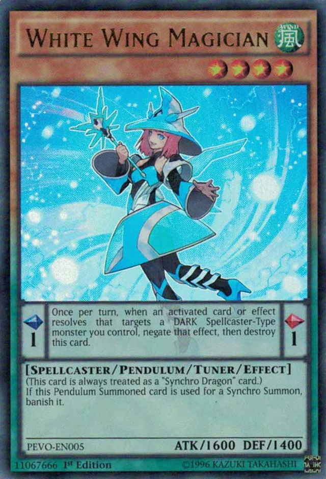 White Wing Magician [PEVO-EN005] Ultra Rare - PCA Designer Toys