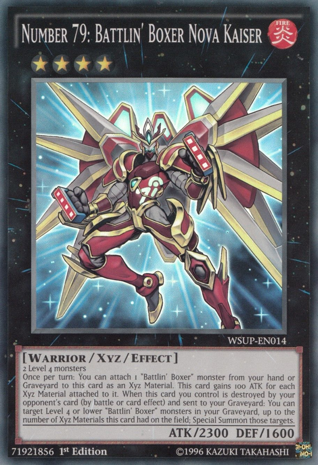 Number 79: Battlin' Boxer Nova Kaiser [WSUP-EN014] Super Rare - PCA Designer Toys