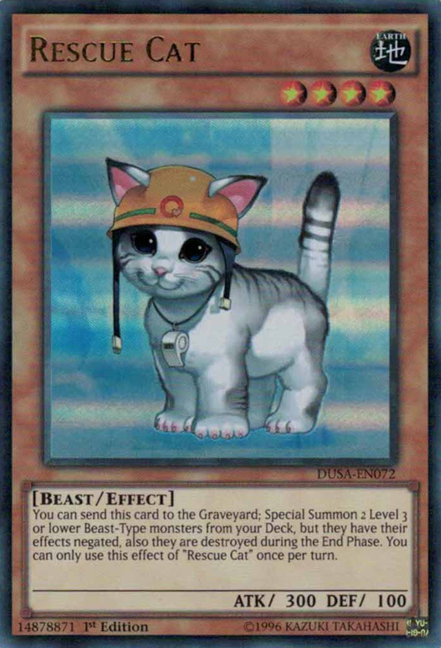 Rescue Cat [DUSA-EN072] Ultra Rare - PCA Designer Toys