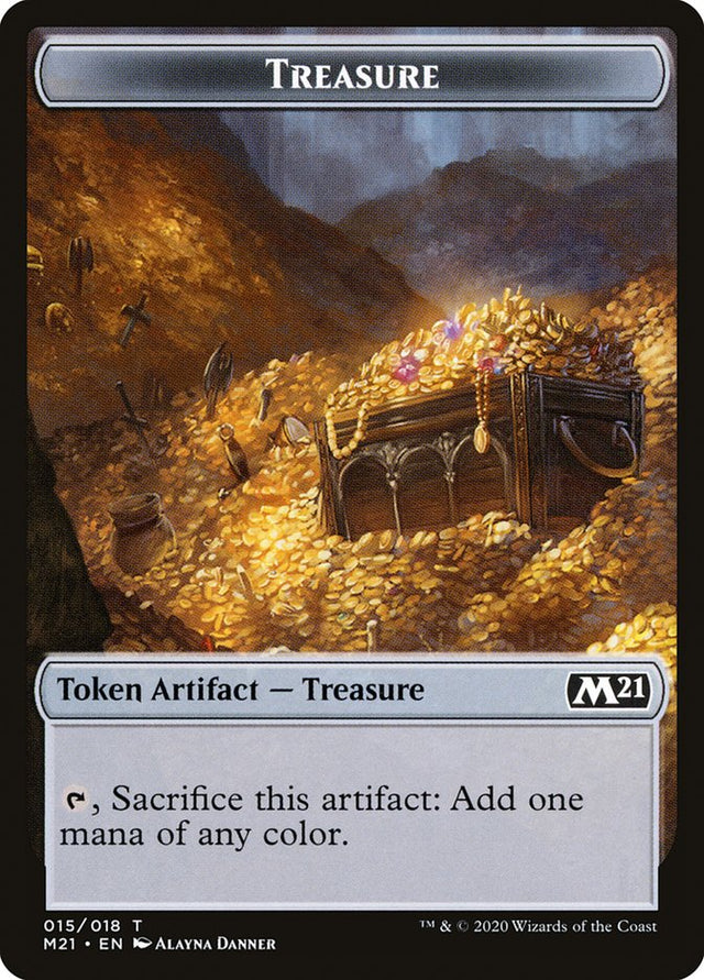 Treasure Token [Core Set 2021 Tokens] - PCA Designer Toys
