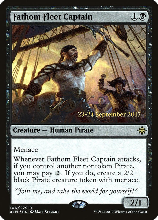 Fathom Fleet Captain [Ixalan Prerelease Promos] - PCA Designer Toys
