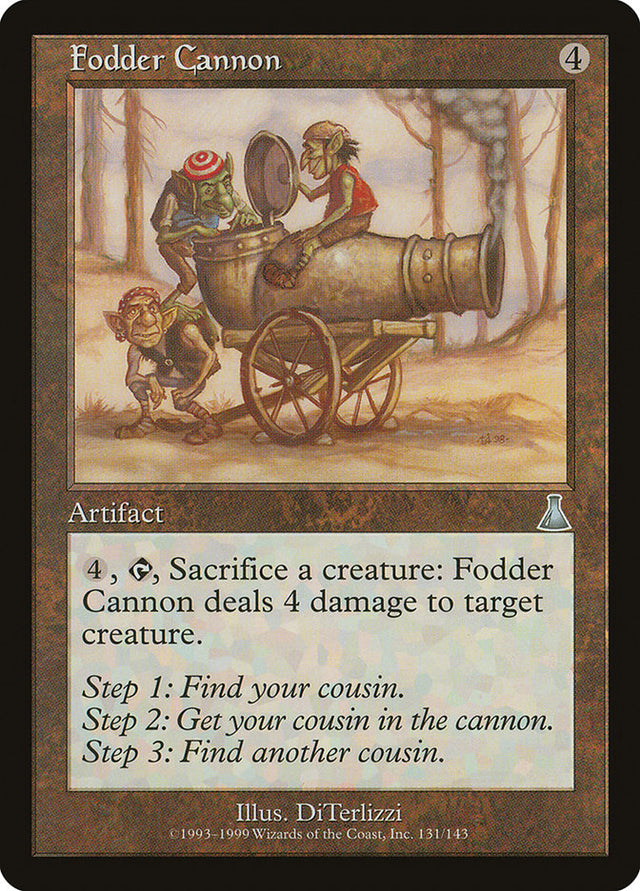 Fodder Cannon [Urza's Destiny] - PCA Designer Toys