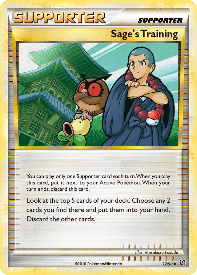 Sage's Training (77/90) [HeartGold & SoulSilver: Undaunted] - PCA Designer Toys