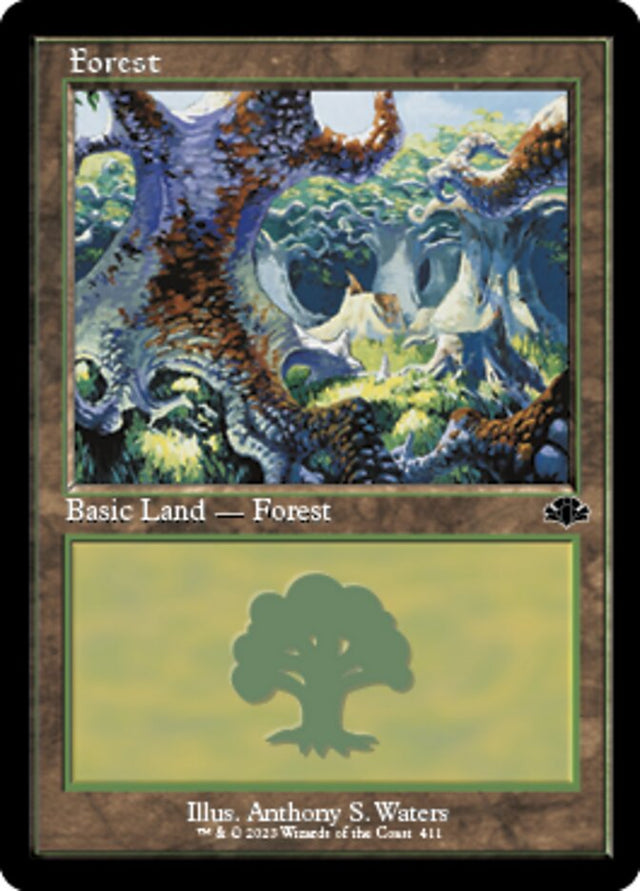 Forest (411) (Retro) [Dominaria Remastered] - PCA Designer Toys