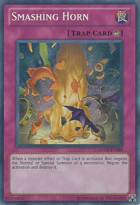 Smashing Horn [GENF-EN089] Secret Rare - PCA Designer Toys