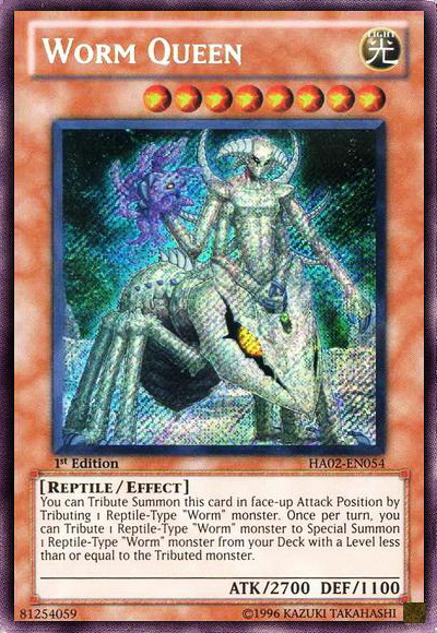 Worm Queen [HA02-EN054] Secret Rare - PCA Designer Toys