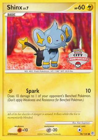 Shinx (98/130) (City Championships Promo) [Nintendo: Black Star Promos] - PCA Designer Toys
