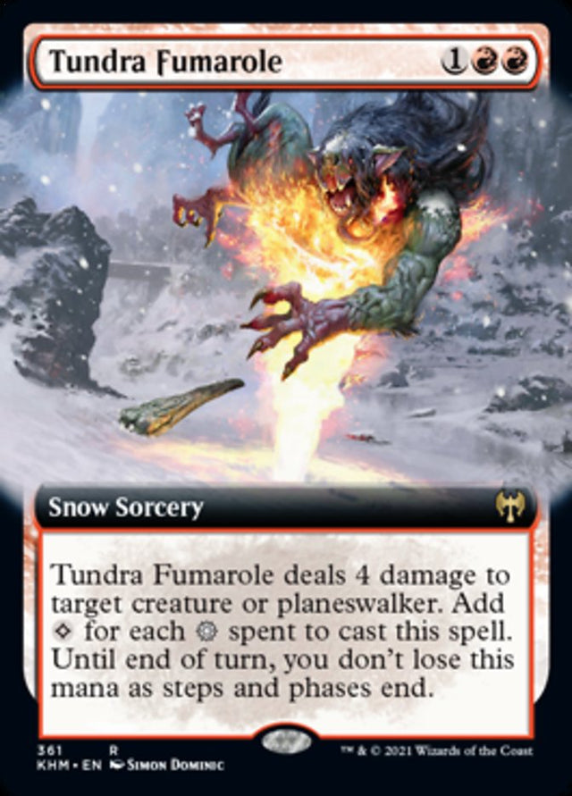 Tundra Fumarole (Extended Art) [Kaldheim] - PCA Designer Toys