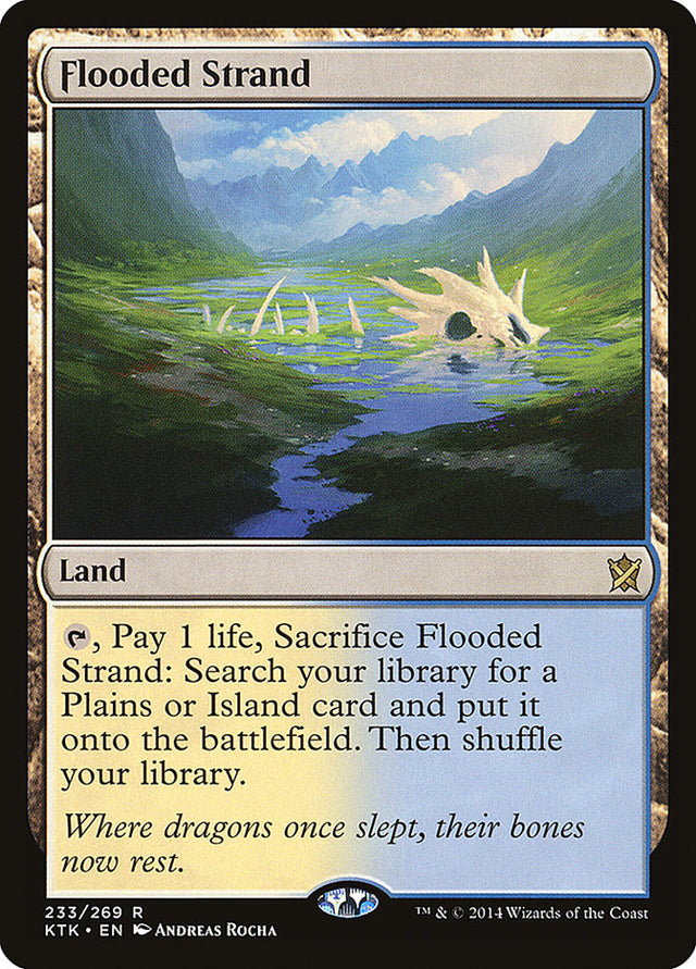 Flooded Strand [Khans of Tarkir] - PCA Designer Toys
