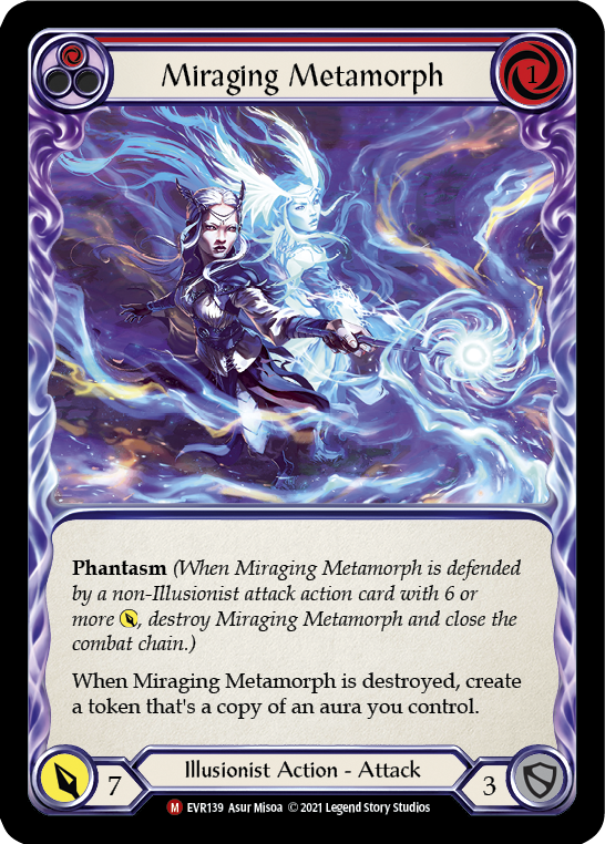 Miraging Metamorph [EVR139] (Everfest)  1st Edition Normal - PCA Designer Toys