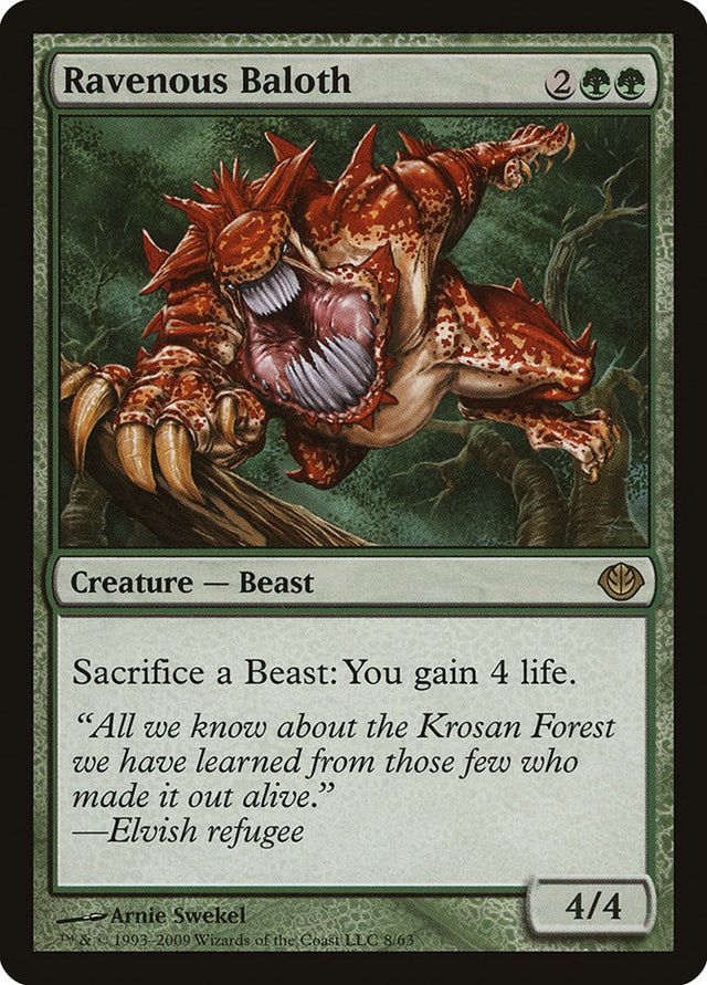 Ravenous Baloth [Duel Decks: Garruk vs. Liliana]