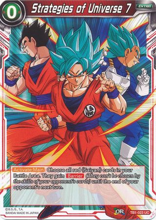 Strategies of Universe 7 (TB1-023) [The Tournament of Power] - PCA Designer Toys