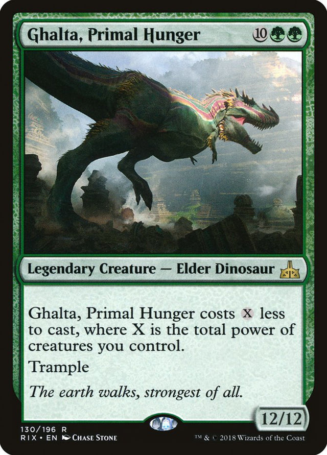 Ghalta, Primal Hunger [Rivals of Ixalan] - PCA Designer Toys