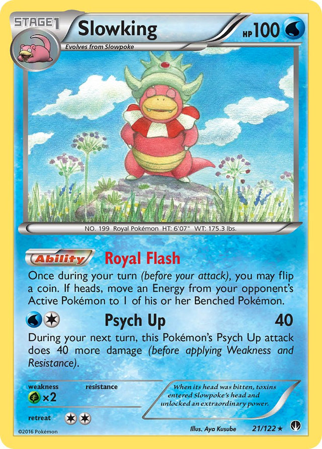 Slowking (21/122) (Theme Deck Exclusive) [XY: BREAKpoint] - PCA Designer Toys