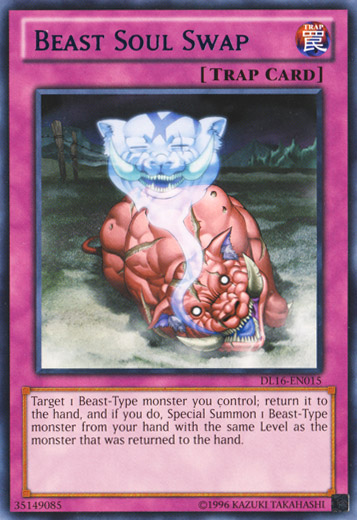 Beast Soul Swap (Blue) [DL16-EN015] Rare - PCA Designer Toys