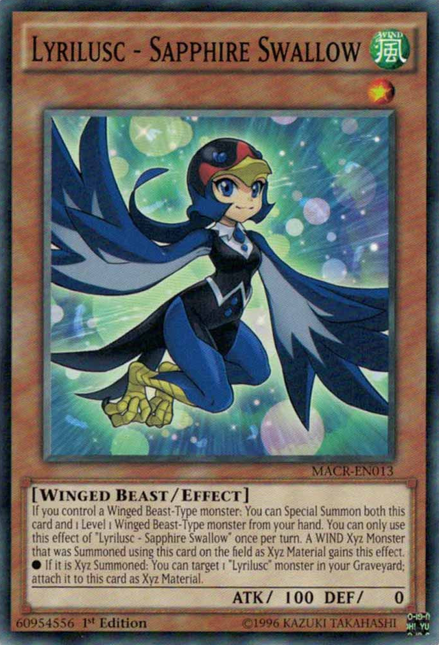 Lyrilusc - Sapphire Swallow [MACR-EN013] Common - PCA Designer Toys
